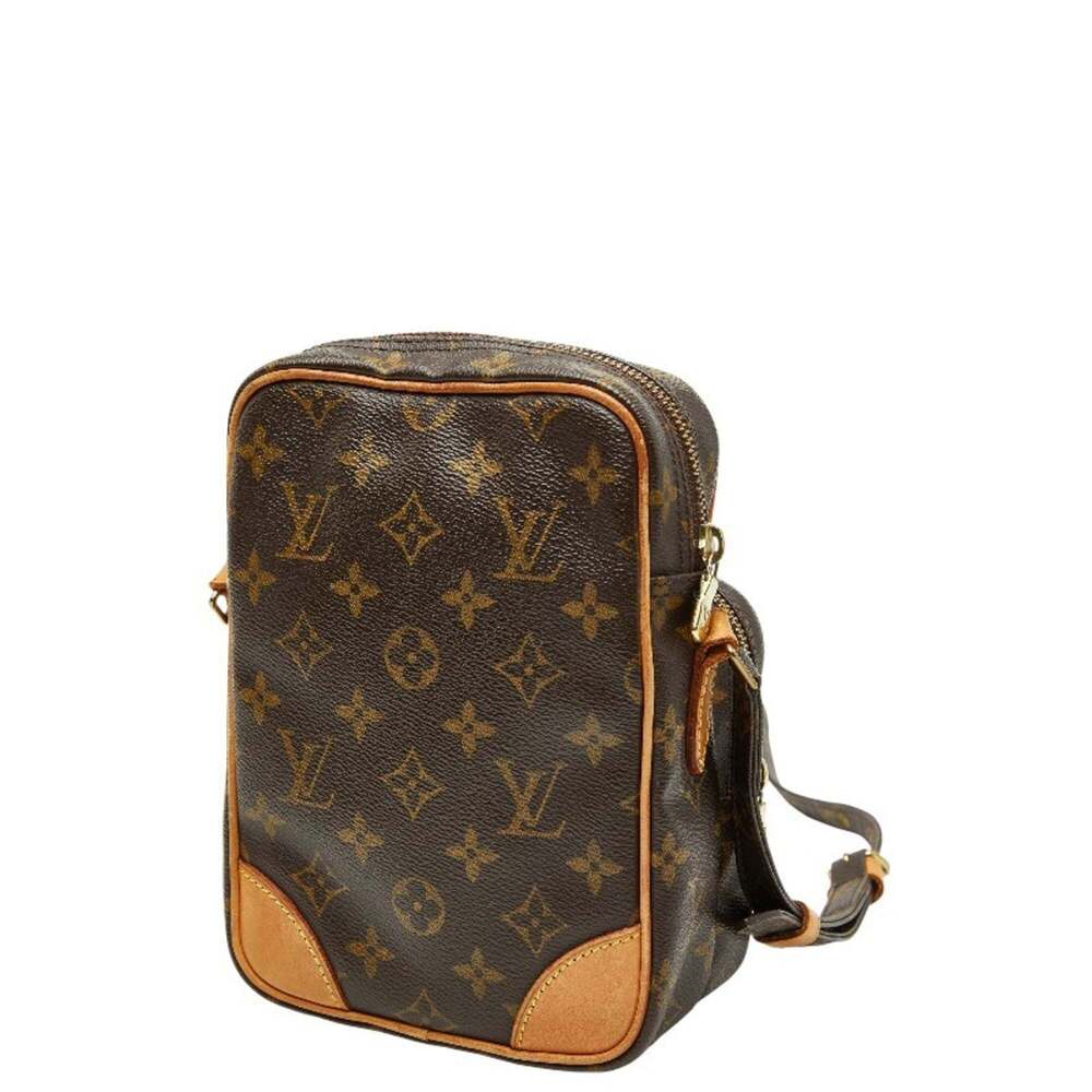 LOUIS VUITTON Brown Monogram Leather Shoulder Bag - Picture 2 of 13